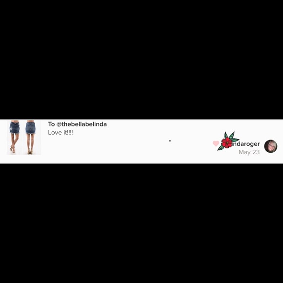 NEW Kancan Distressed Denim Mini Skirt - Picture 2 of 5